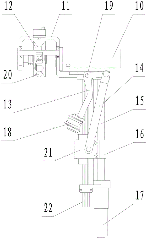 An inspection robot mechanism suitable for narrow inspection workspace