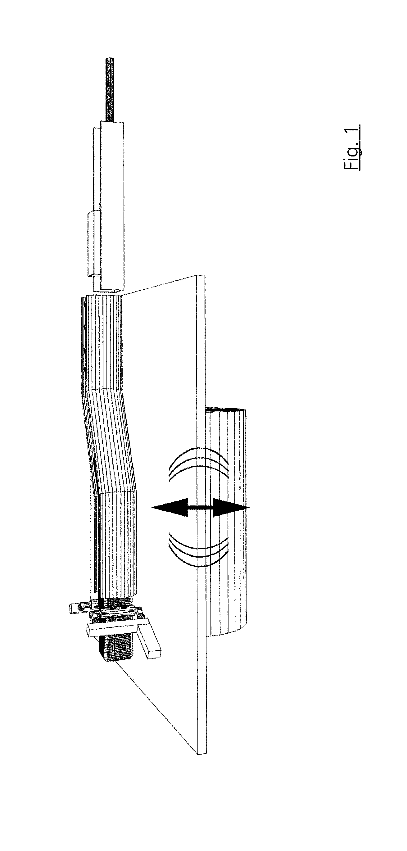 Device and method for artificial aging of stones