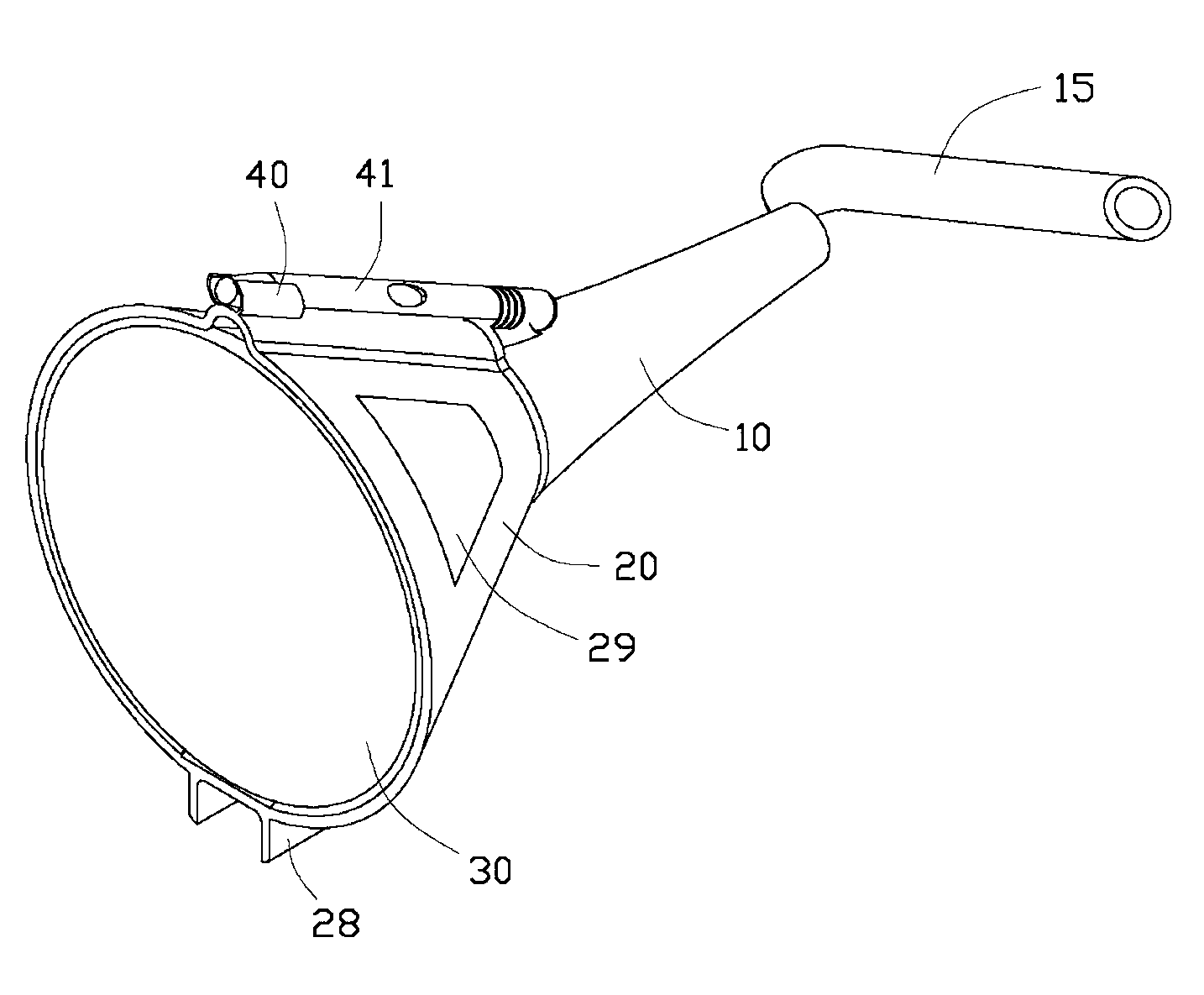 Light-emitting diode (LED) combined lamp