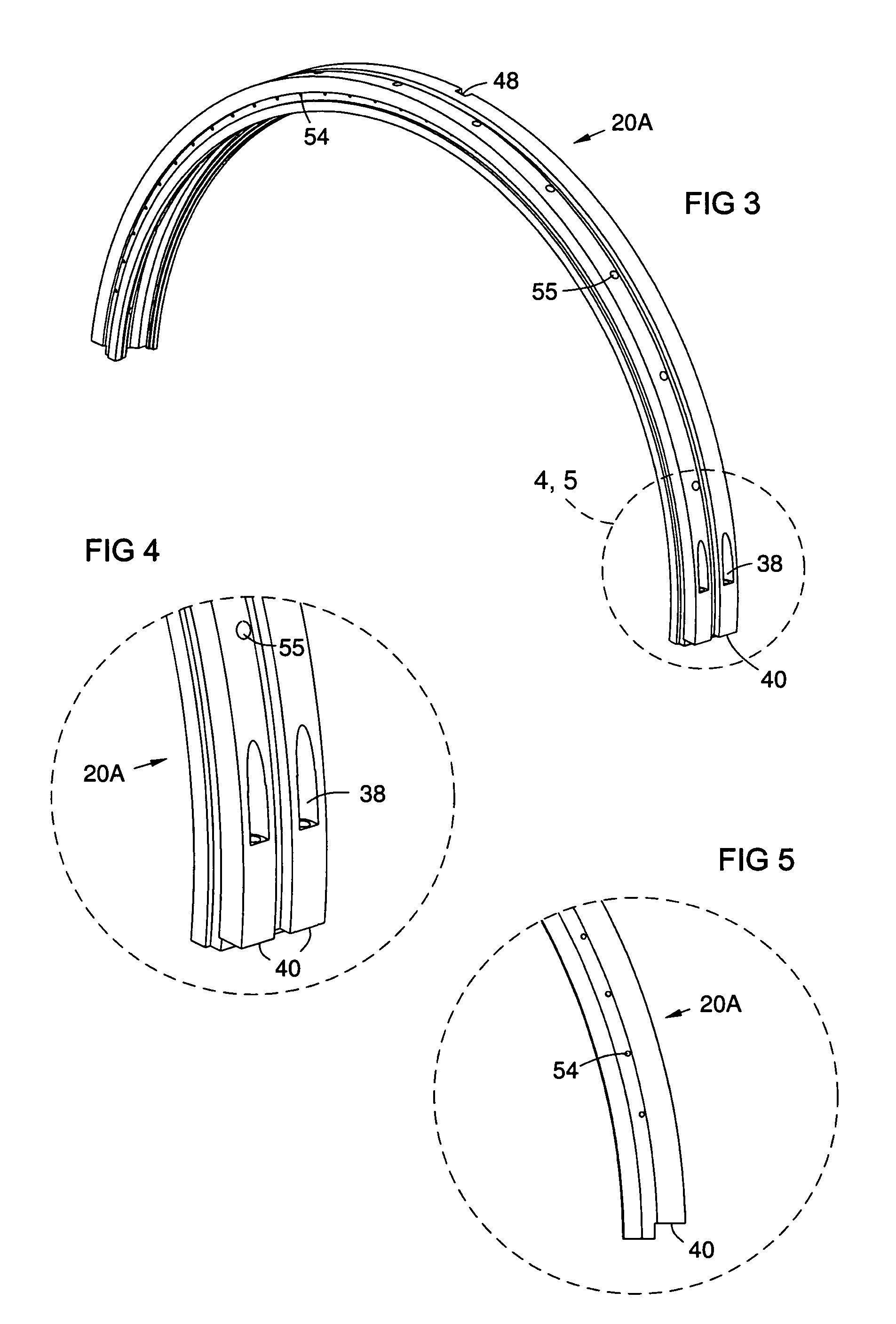 Inner ring with independent thermal expansion for mounting gas turbine flow path components