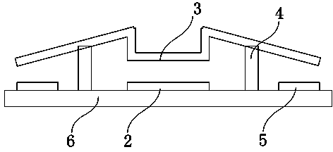 MEMS (micro-electromechanical system) variable capacitor with linear C-V (capacitance-voltage) characteristic and low-stress double-lever structure