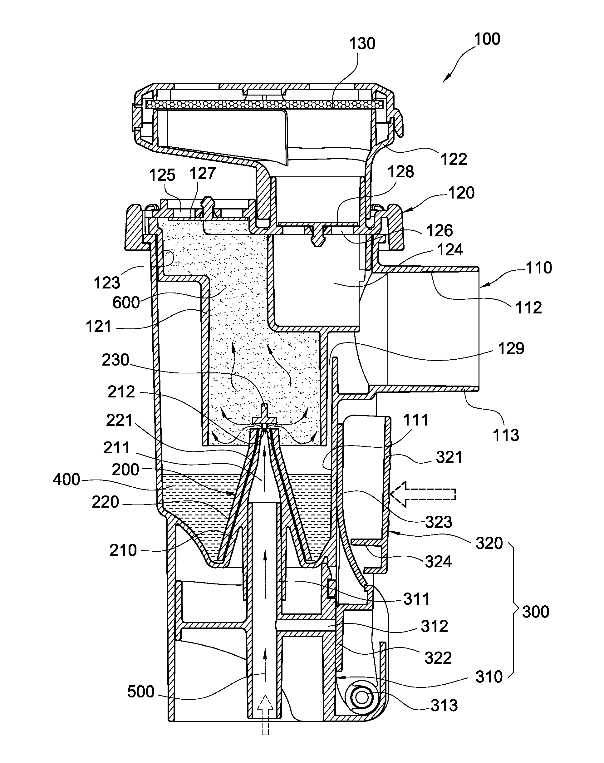 Press-type medical aerosol generating device and pressing mechanism for the same