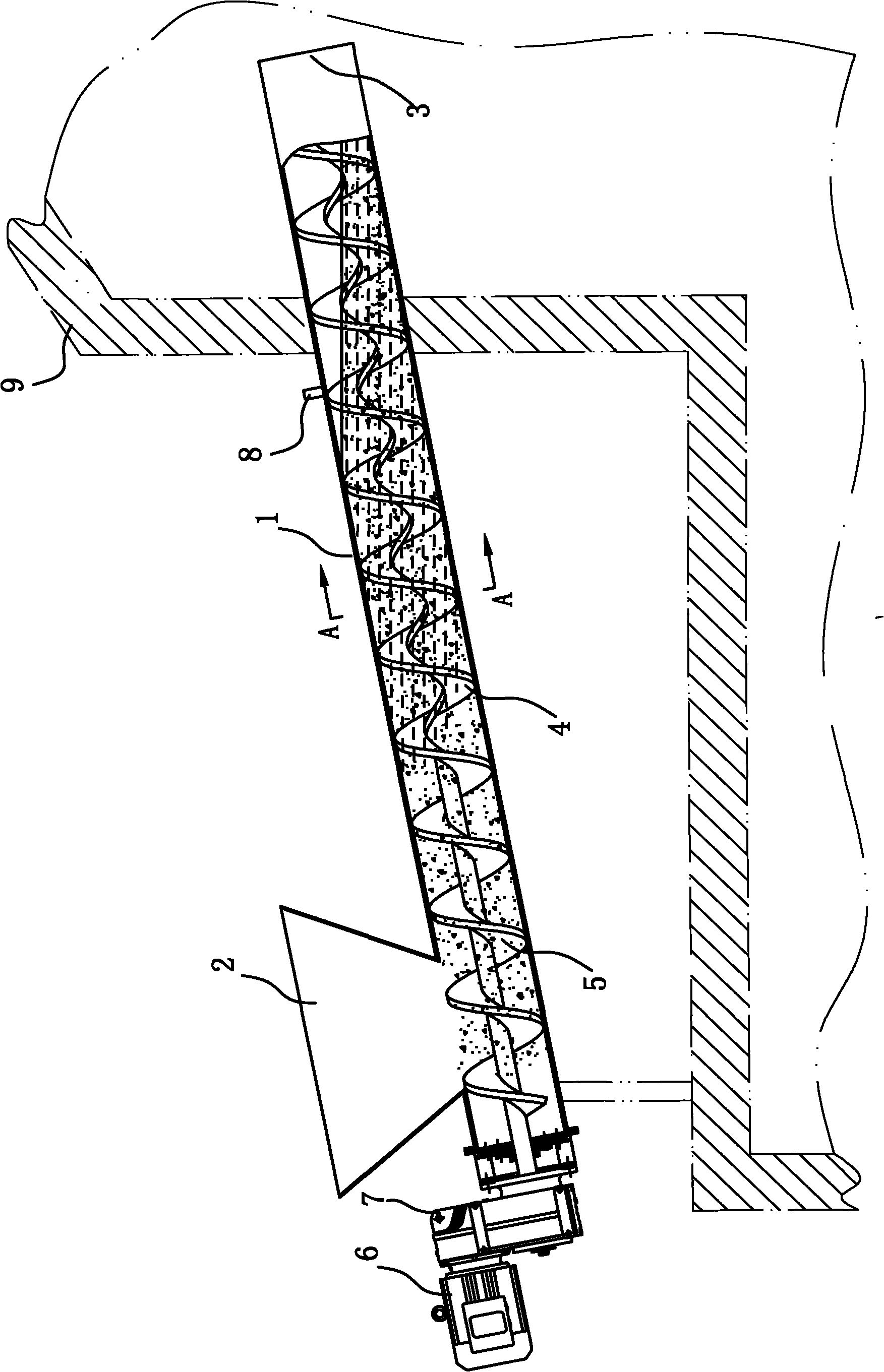 Choke feeding screw conveyor