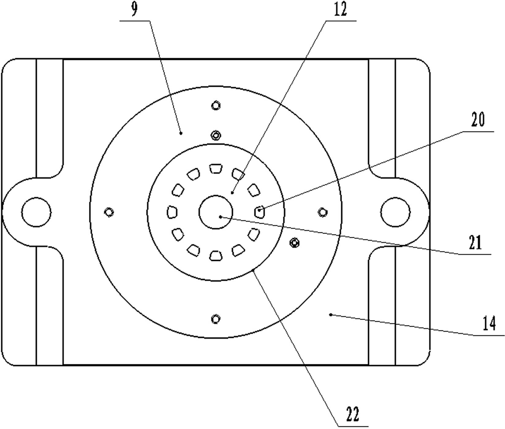 Optimized stamping process of dst structure diaphragm spring