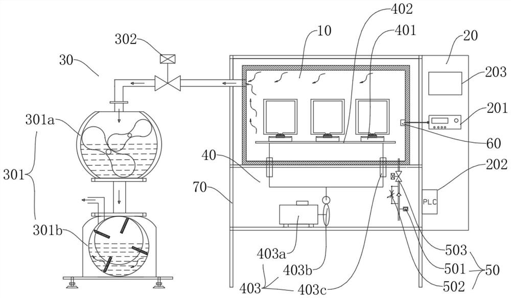 Crystal filling system and crystal filling method