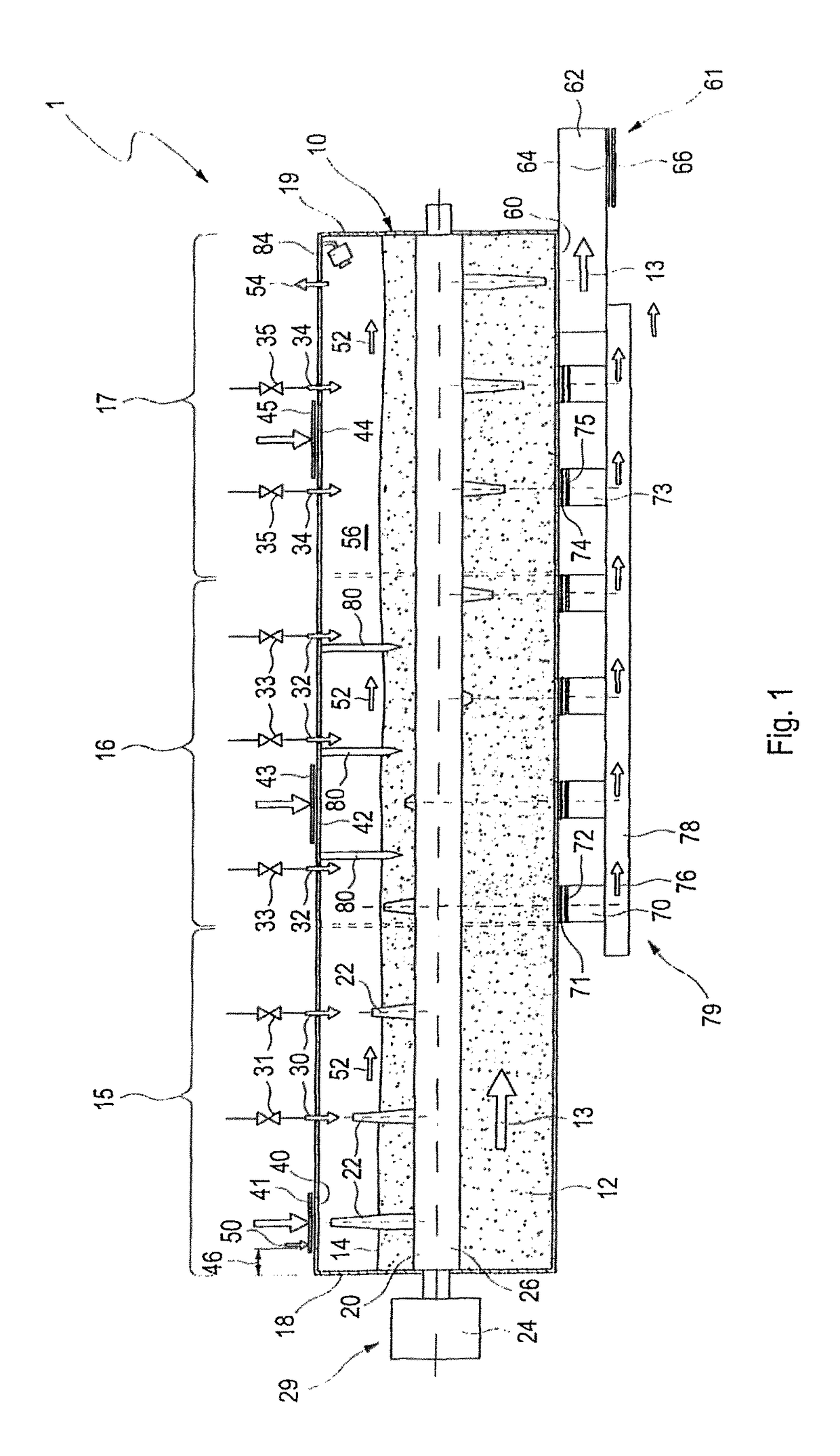 Method and device for the mechanical or mechanical-biological treatment of waste