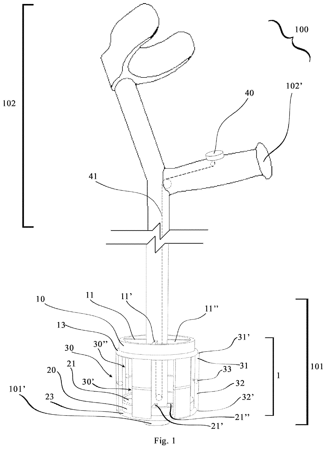 Non-slip self-supporting orthopedic device