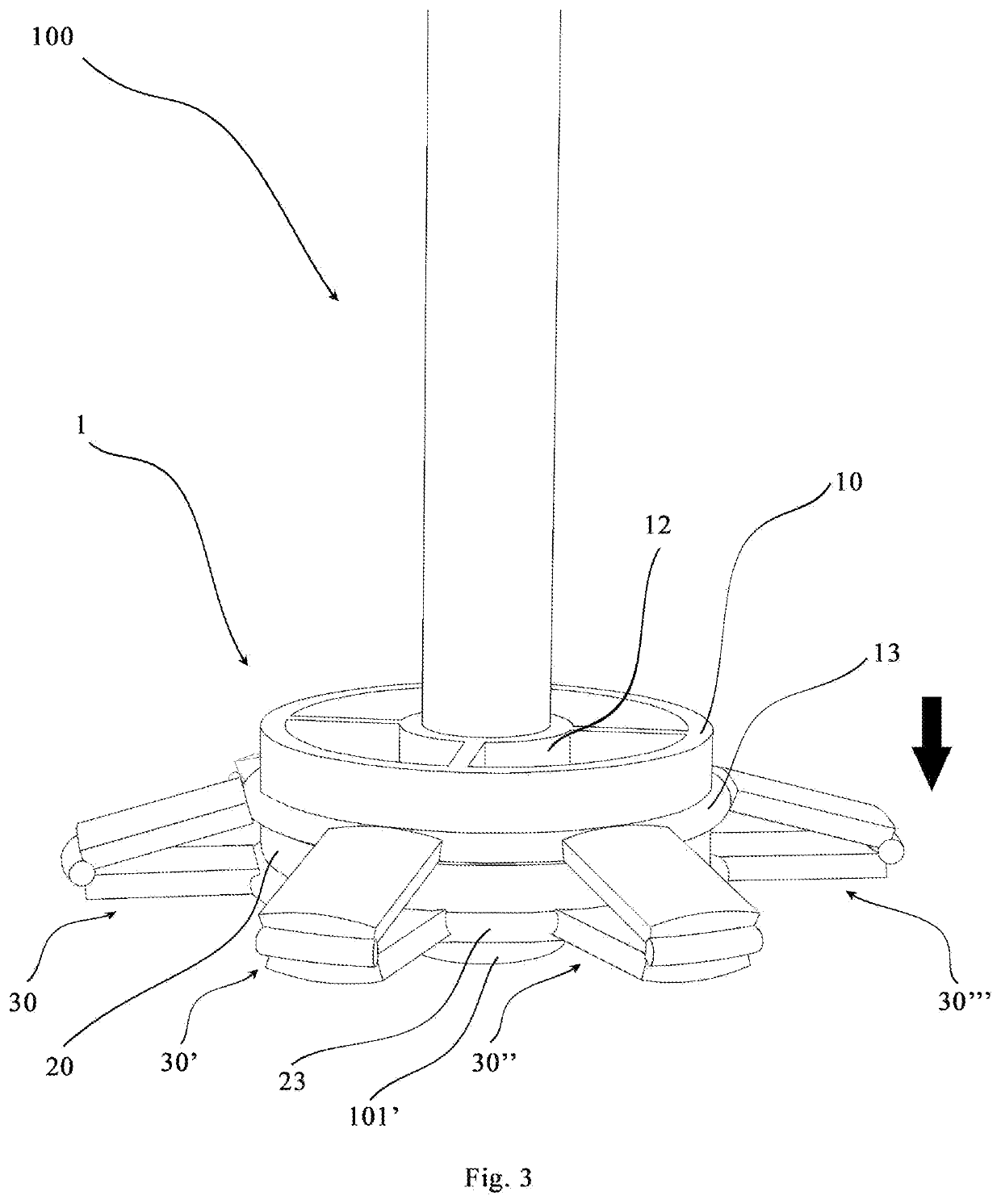 Non-slip self-supporting orthopedic device