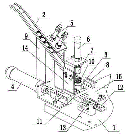 Automatic assembly device for plane thrust retainer and assembly method for automatic assembly device