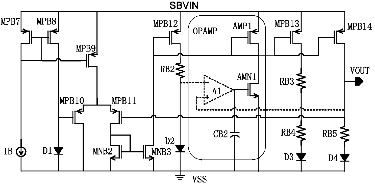 Starting circuit for wide power band gap reference source