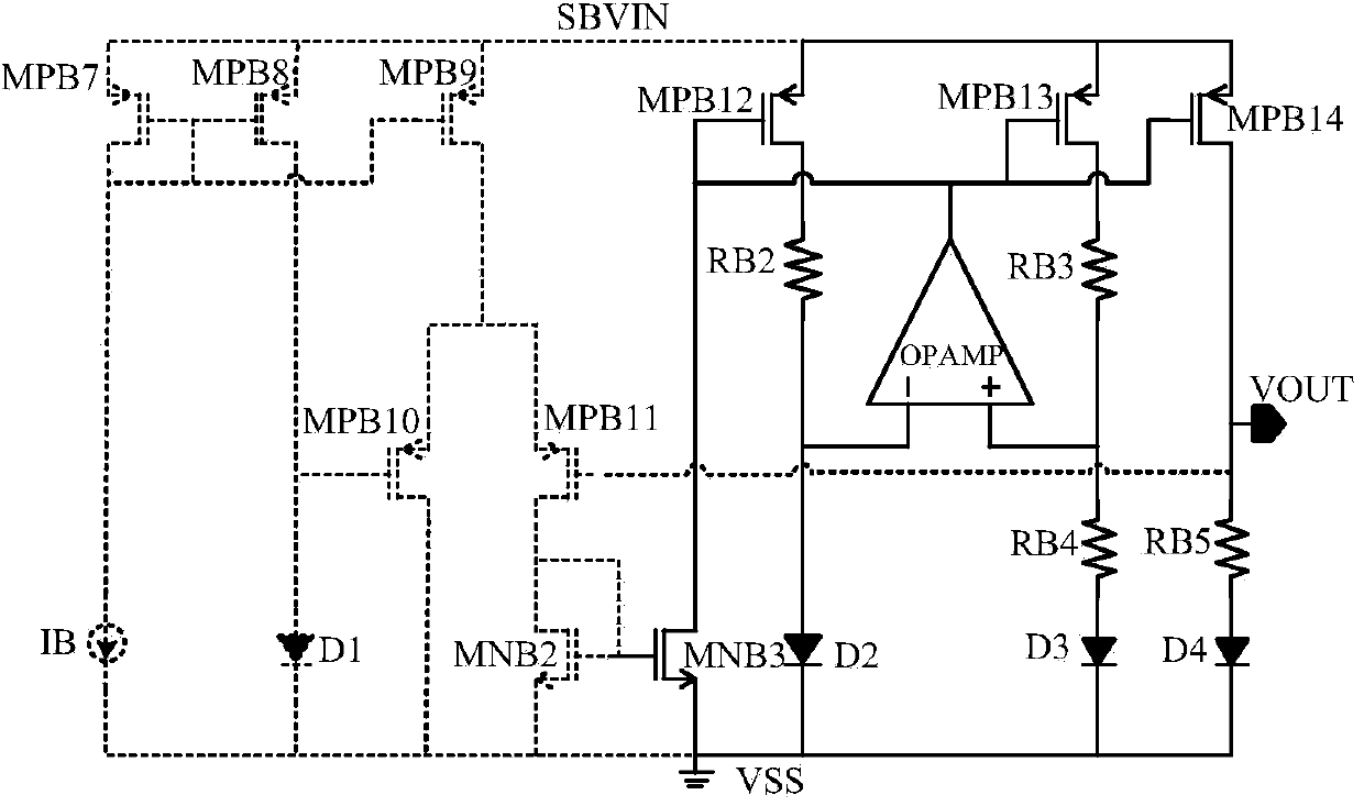 Starting circuit for wide power band gap reference source