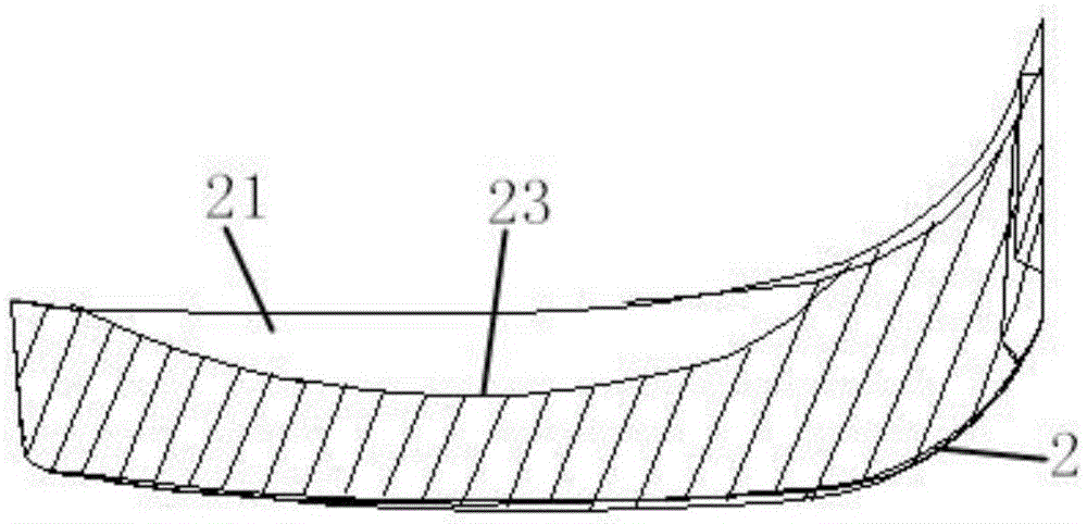 Sole structure of high-heeled shoe, high-heeled shoe and manufacturing method of high-heeled shoe