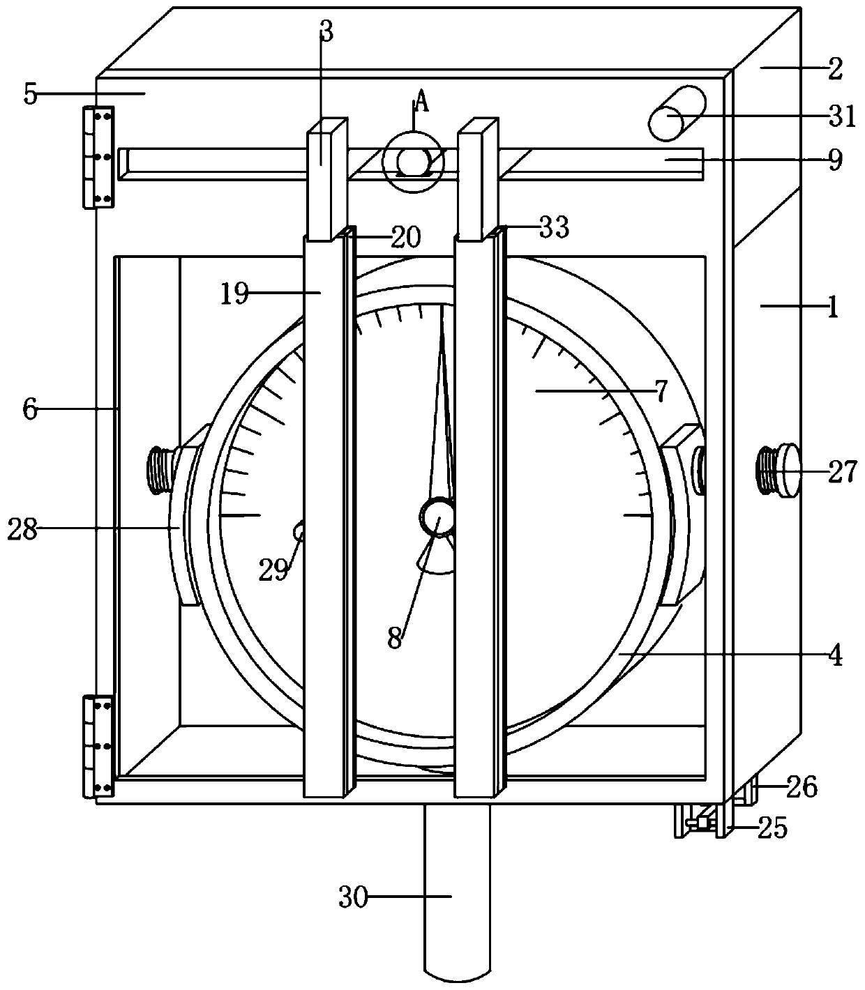 Chemical instrument with dustproof device