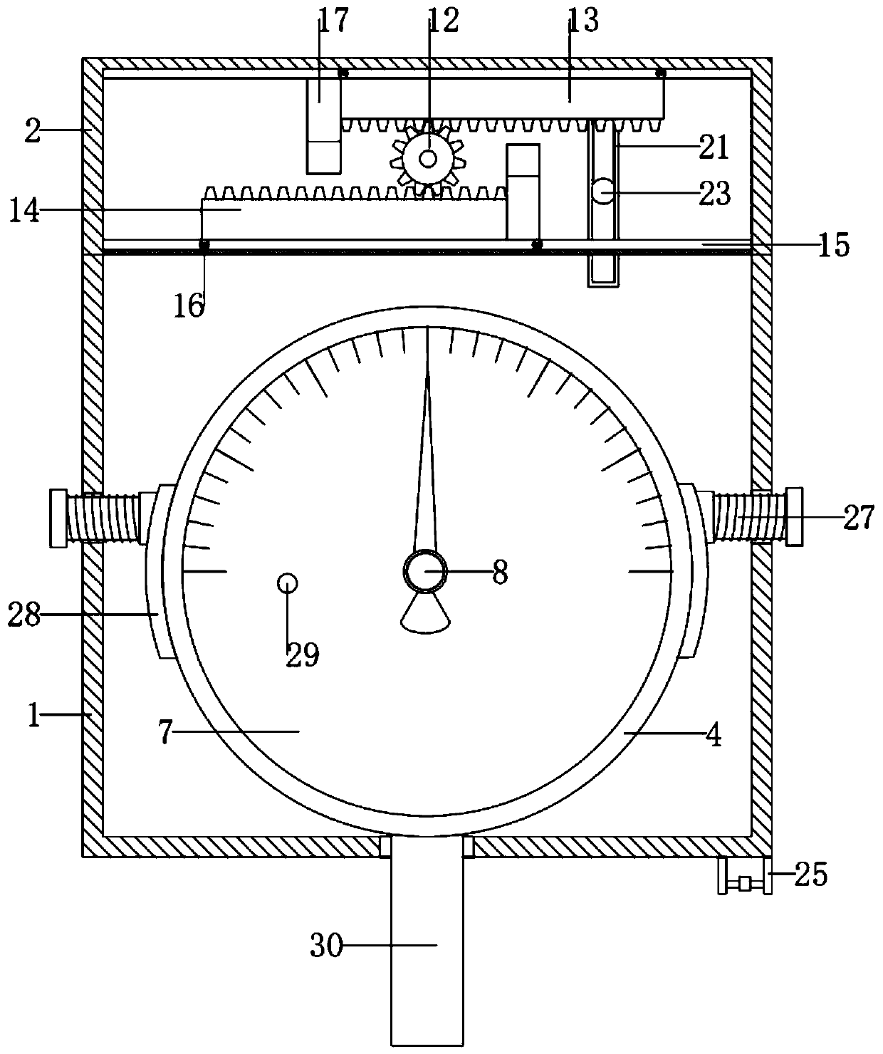 Chemical instrument with dustproof device