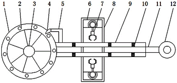 Double-acting tool changing device of numerical control machine tool