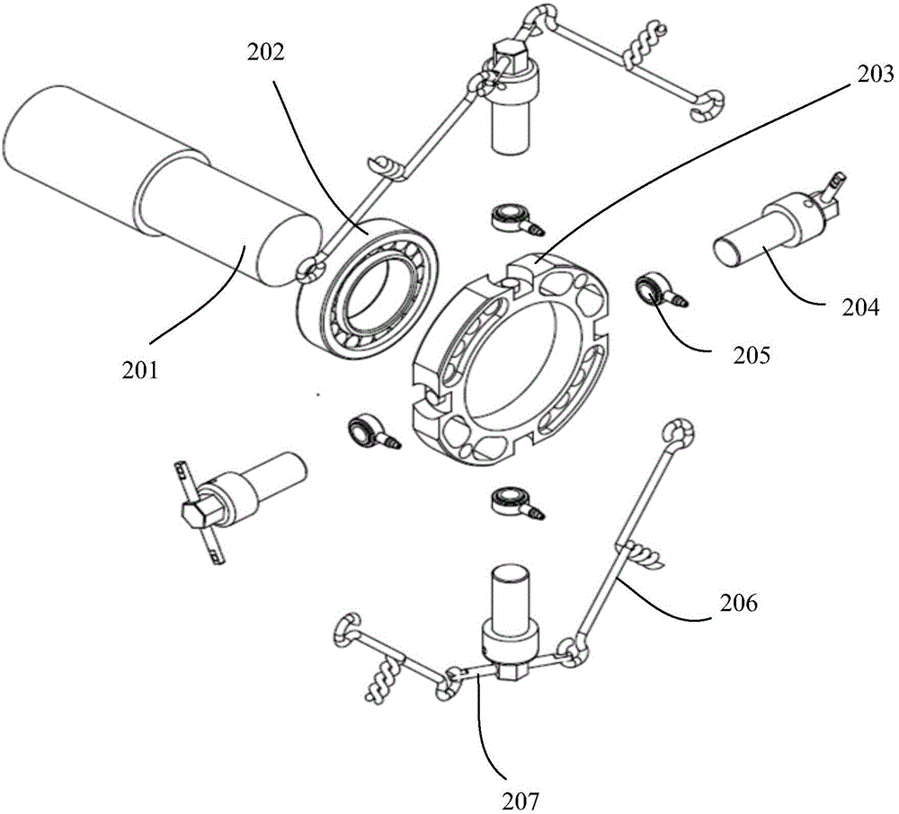 Dynamic radial load measurement mechanism for bearing support
