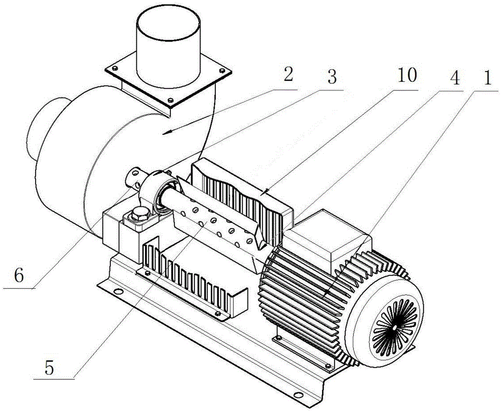 High-temperature-resistant draught fan