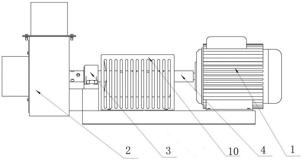High-temperature-resistant draught fan