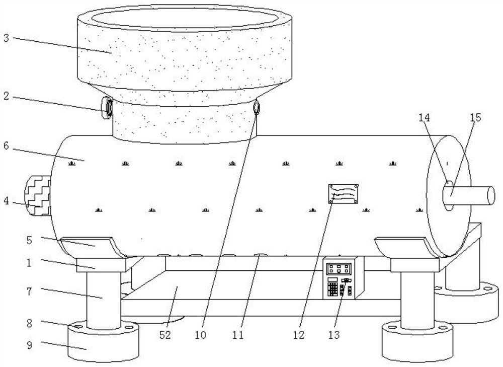 Squeezing deep processing device for extracting rice bran oil