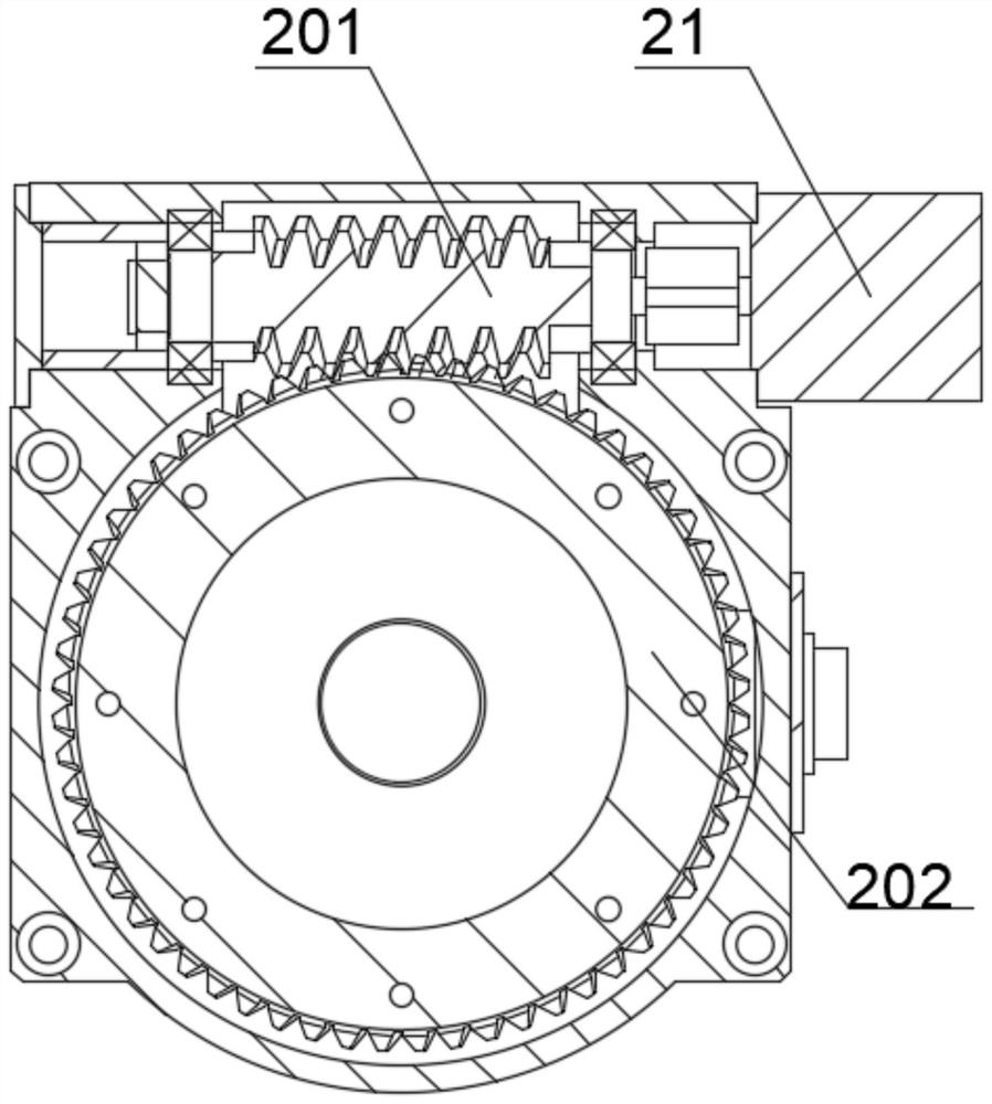 Two-axis hollow rotary table for multi-system coaxial integrated design
