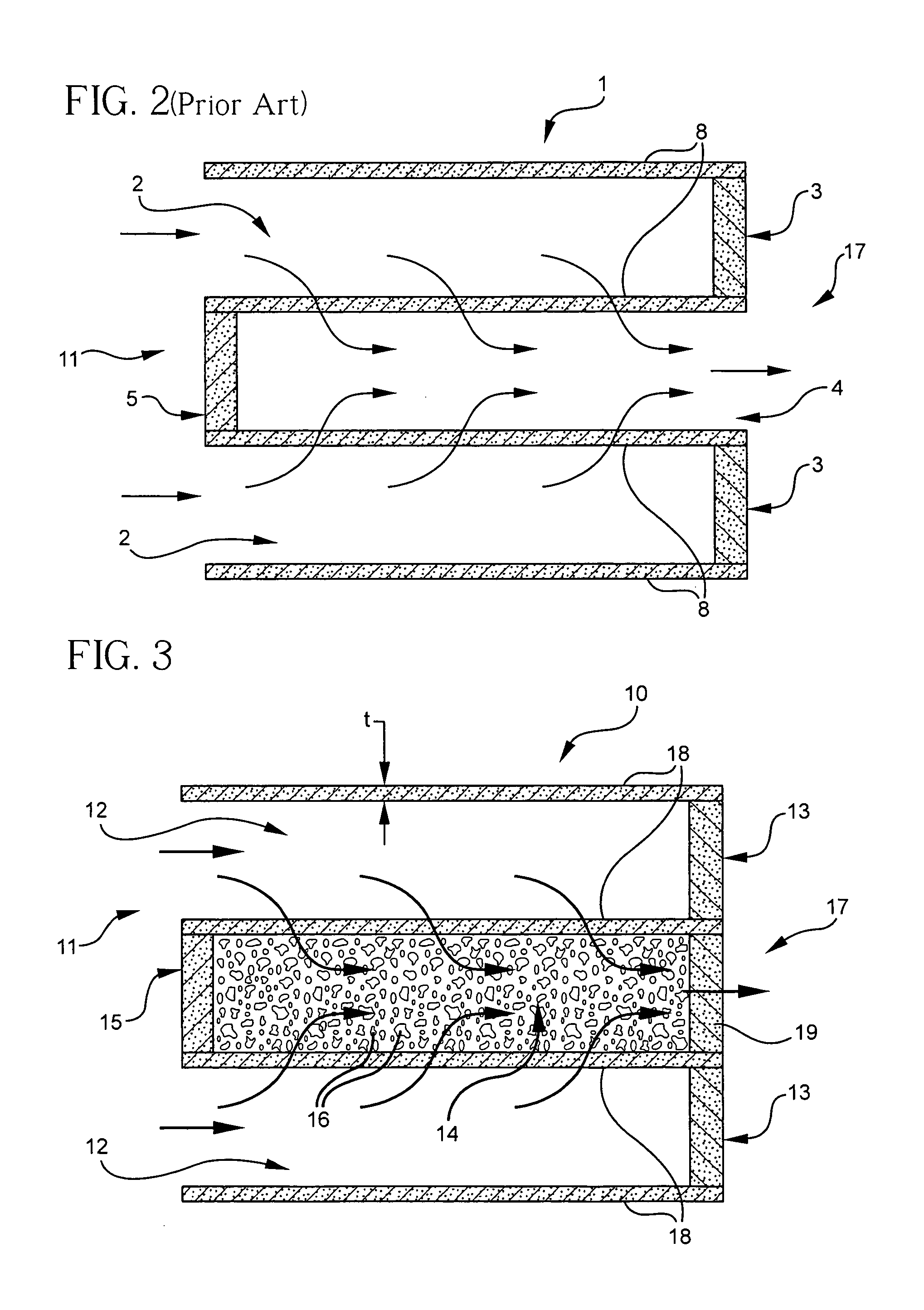Ceramic wall-flow filter including heat absorbing elements and methods of manufacturing same