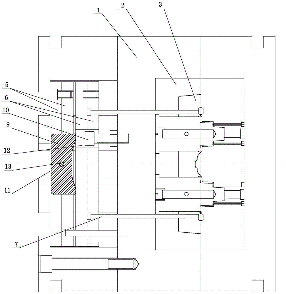 The Ejector Mechanism of the Die-casting Mold Without the Imprint of the Ejector Rod
