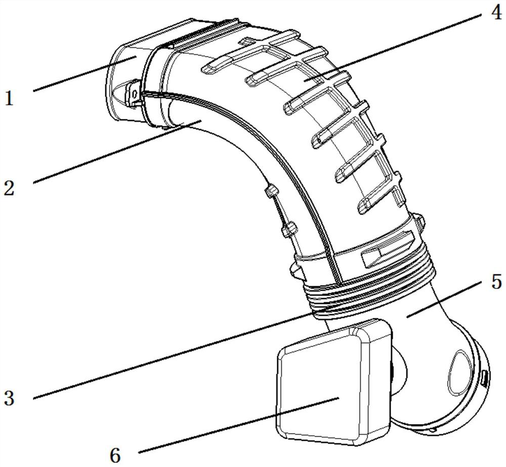A pet cold air intake with resonant cavity