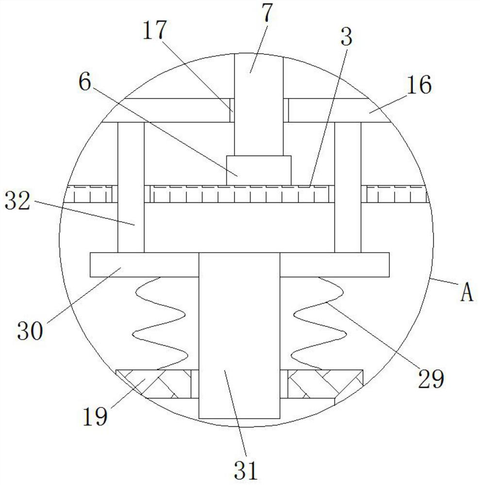 Device for quickly removing impurities from quartz sand