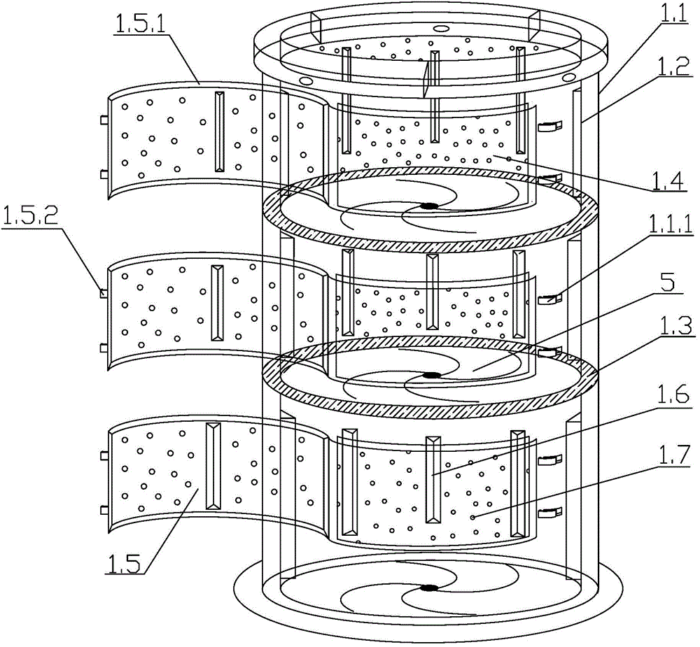 Variable-volume and energy-saving washing machine capable of achieving separated washing