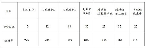 Acne-removing medicine formula and medicine preparation device for same