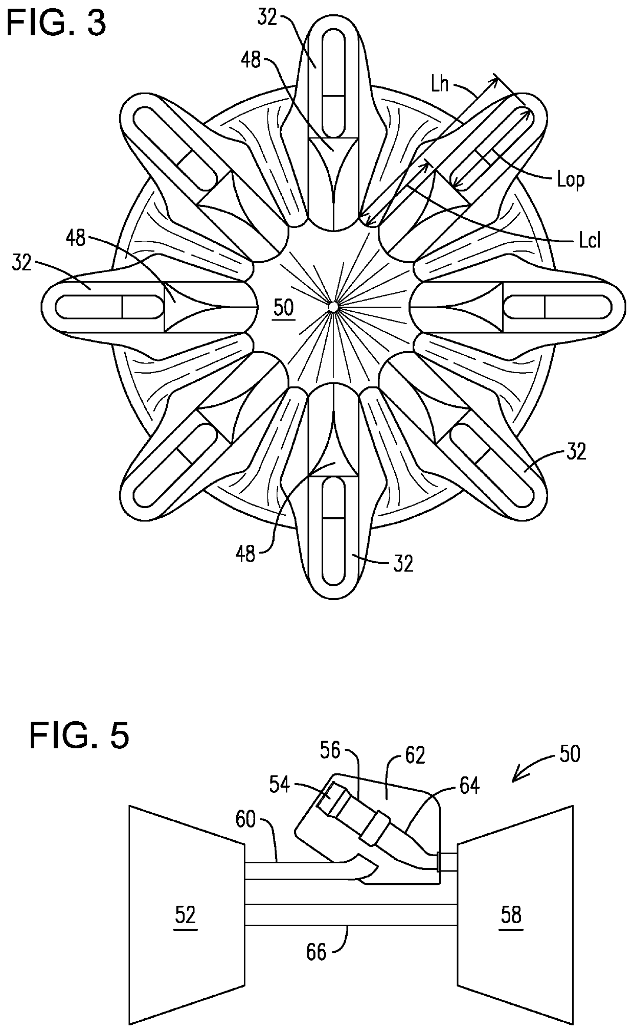 Fuel injector including a lobed mixer and vanes for injecting alternate fuels in a gas turbine