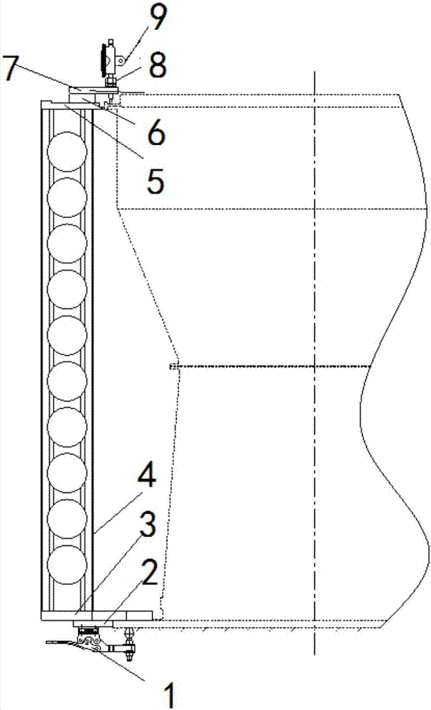 Multistage assembled casing length measuring tool