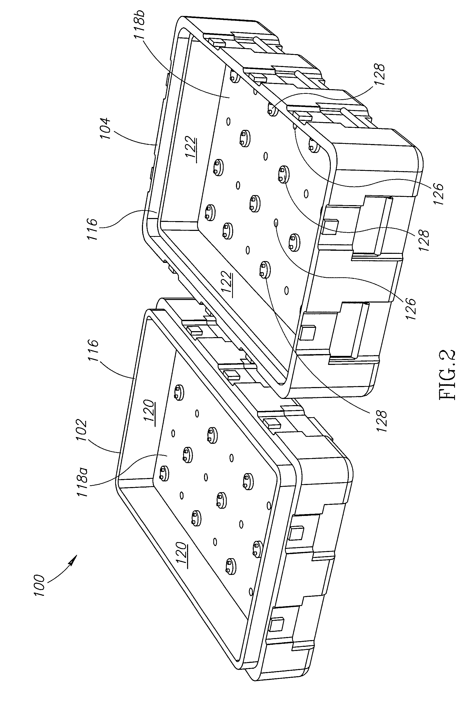 Strengthened equipment cases and methods of making same