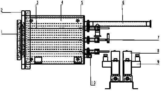 Medium-frequency plasma cleaning device