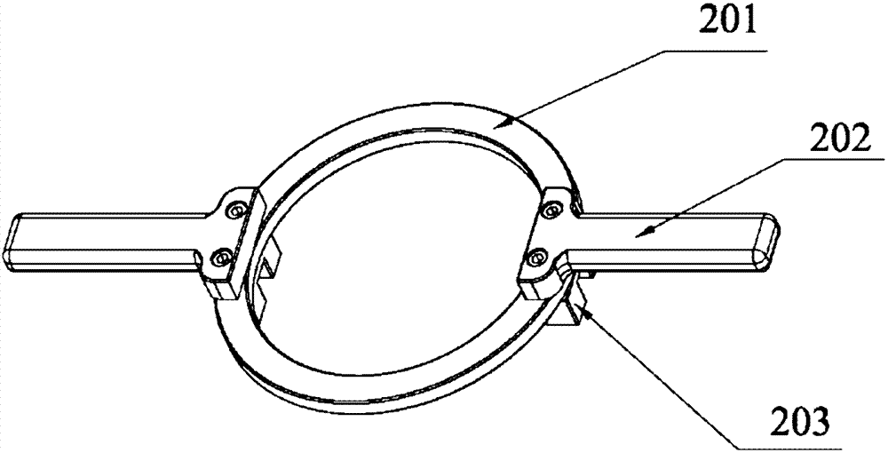 Assembling tool of lamp ring assembly