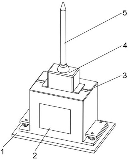 A lightning arrester stable mounting base and its installation method