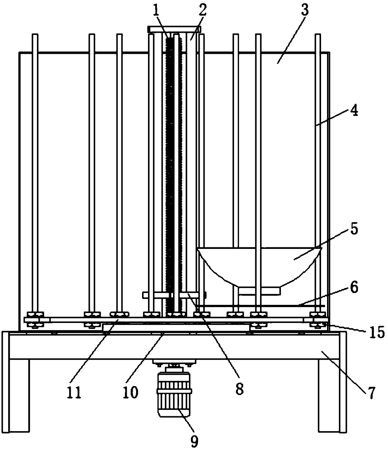 Automatic bowl outlet machine applied to automatic noodle cooking machine