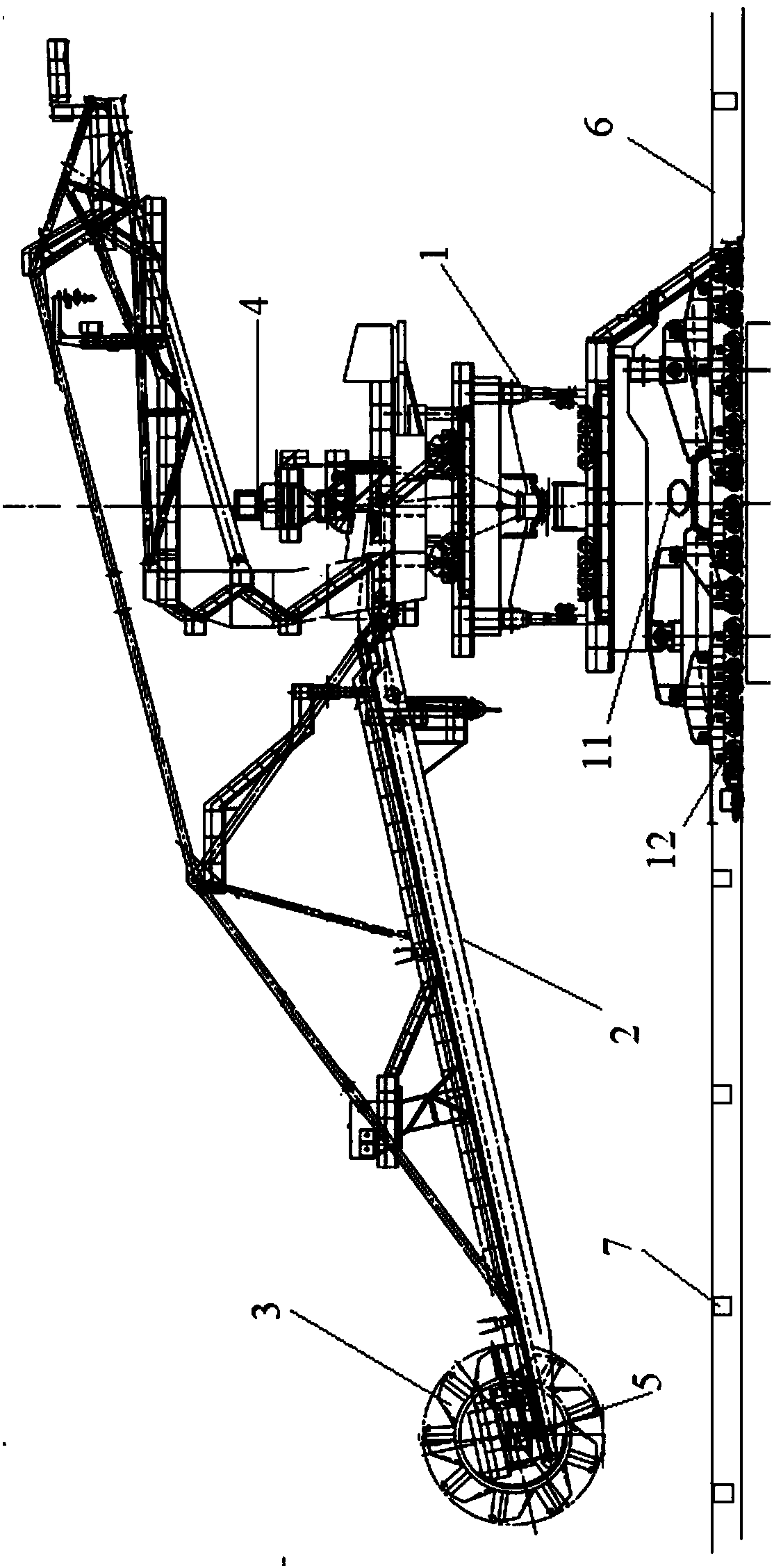 Anti-collision system and method of bulk cargo storage yard stand-alone equipment