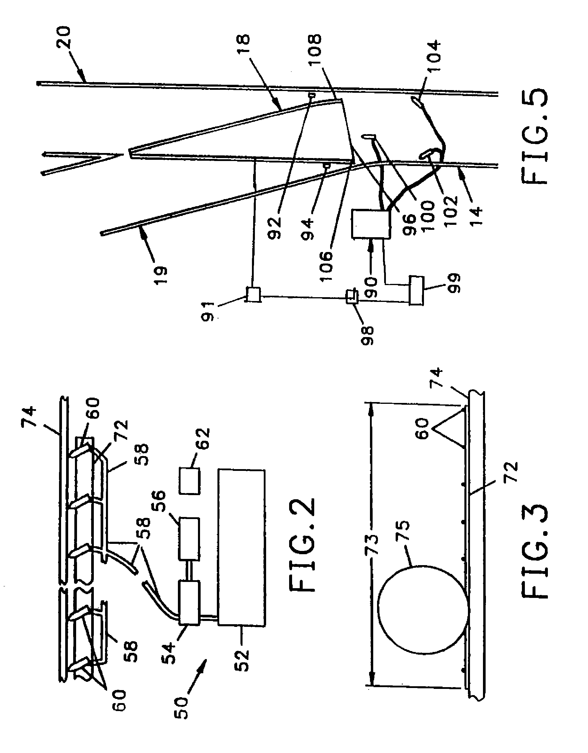 Railroad track de-icing method and apparatus