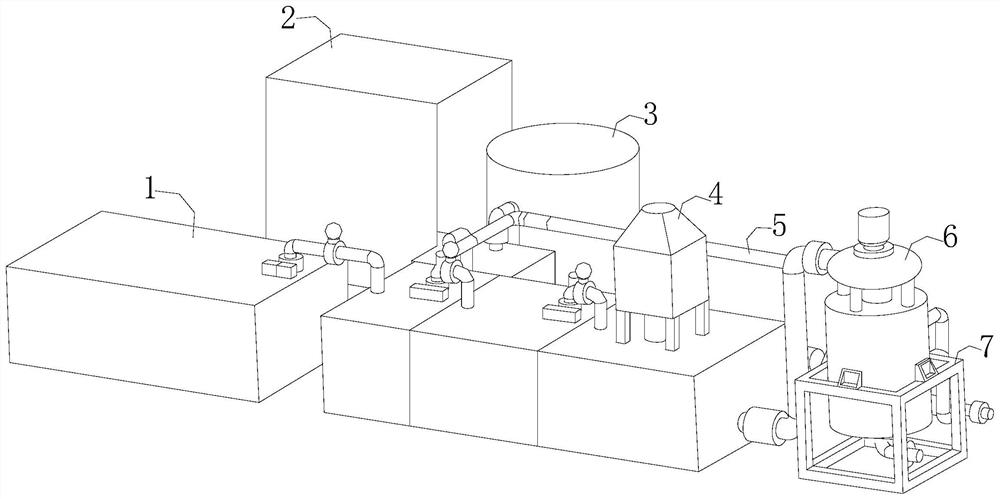 A sewage processor for industrial wastewater treatment