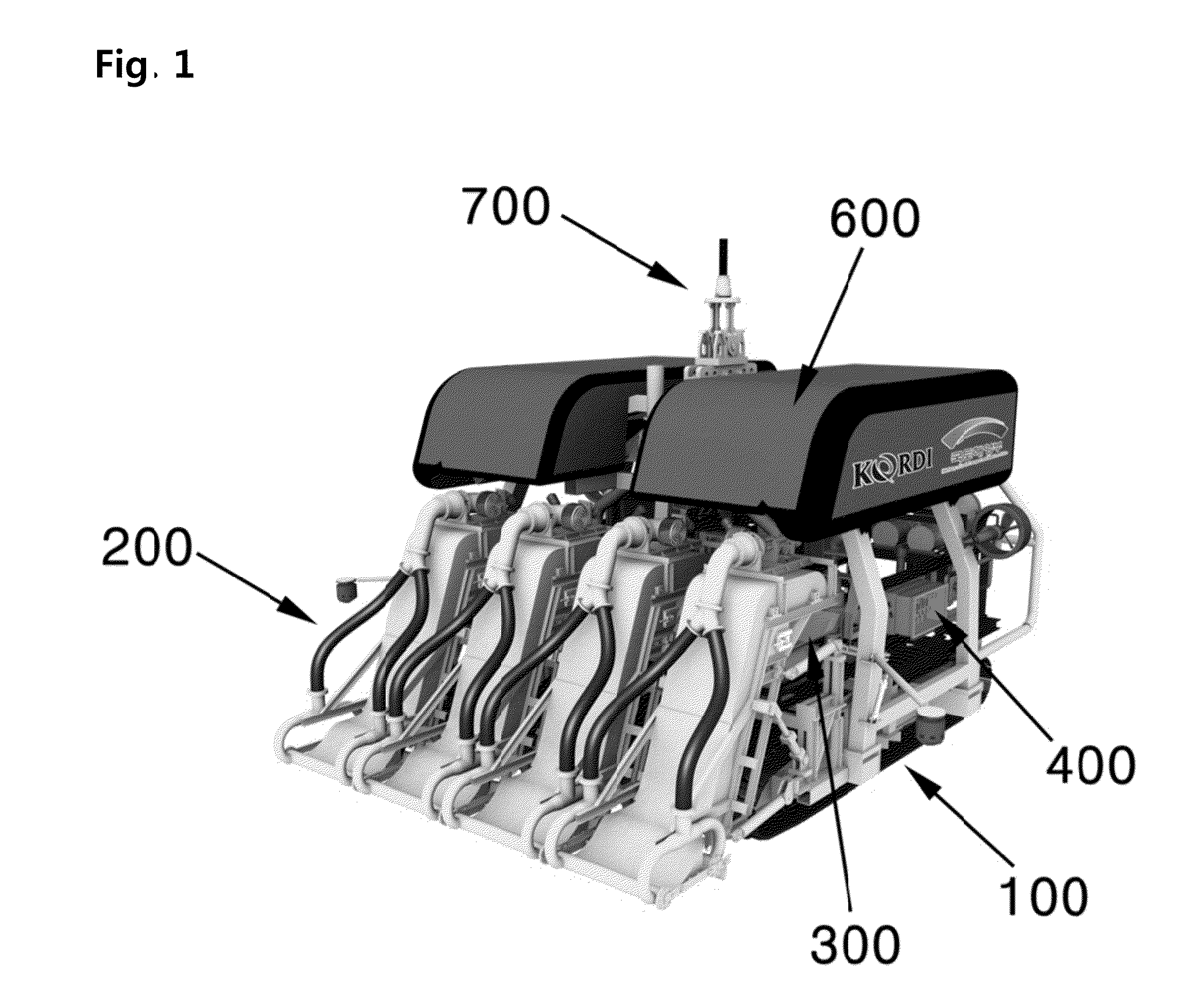 Robot for mining manganese nodules on deep seafloor