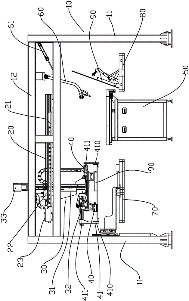 Television carrying and turnover mechanism