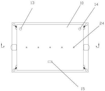 High-pressure heating sand mold casting device