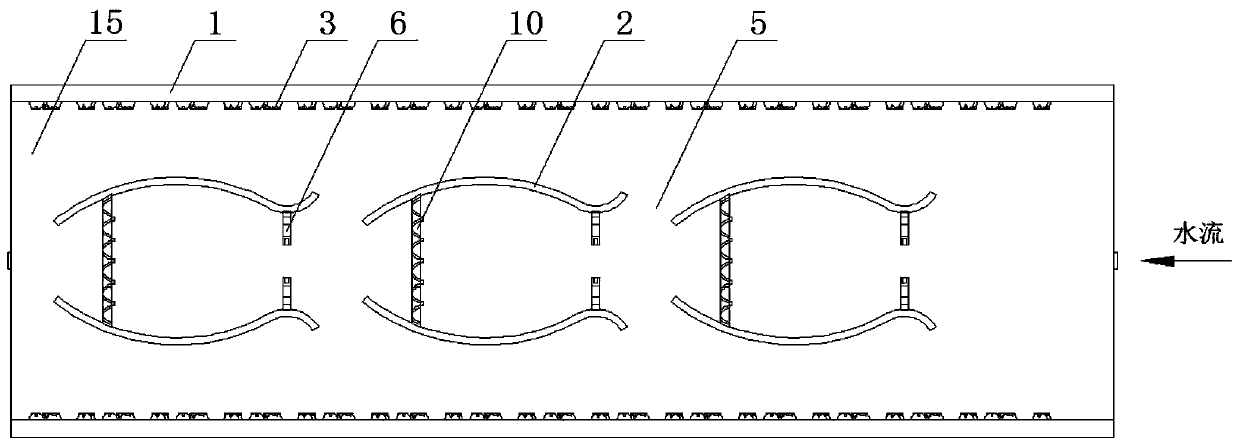 Imitation of natural fishway adapted to fish with different swimming abilities