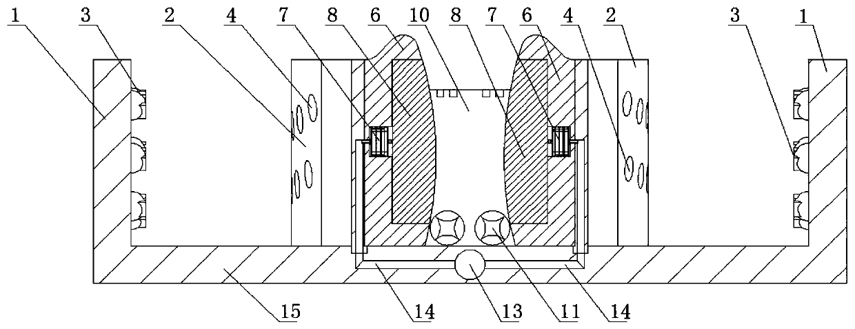 Imitation of natural fishway adapted to fish with different swimming abilities