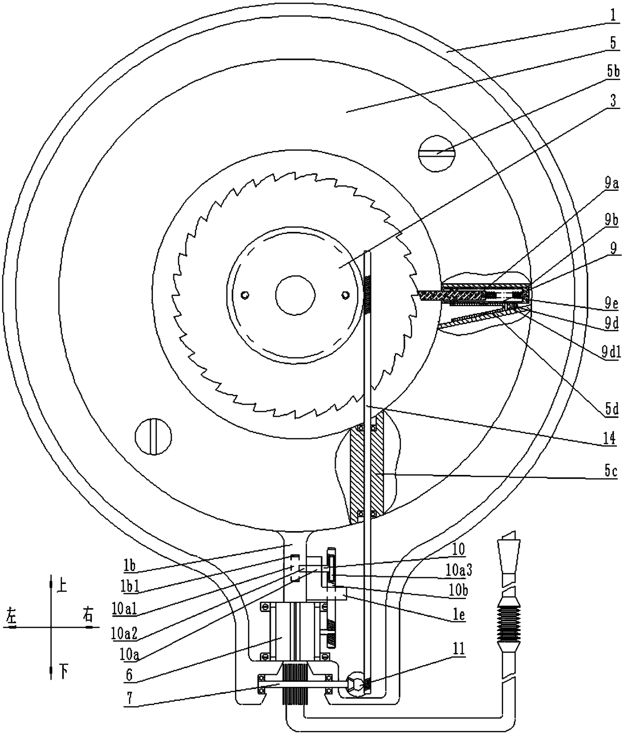 A wire reel with automatic wire take-up function for electrical test