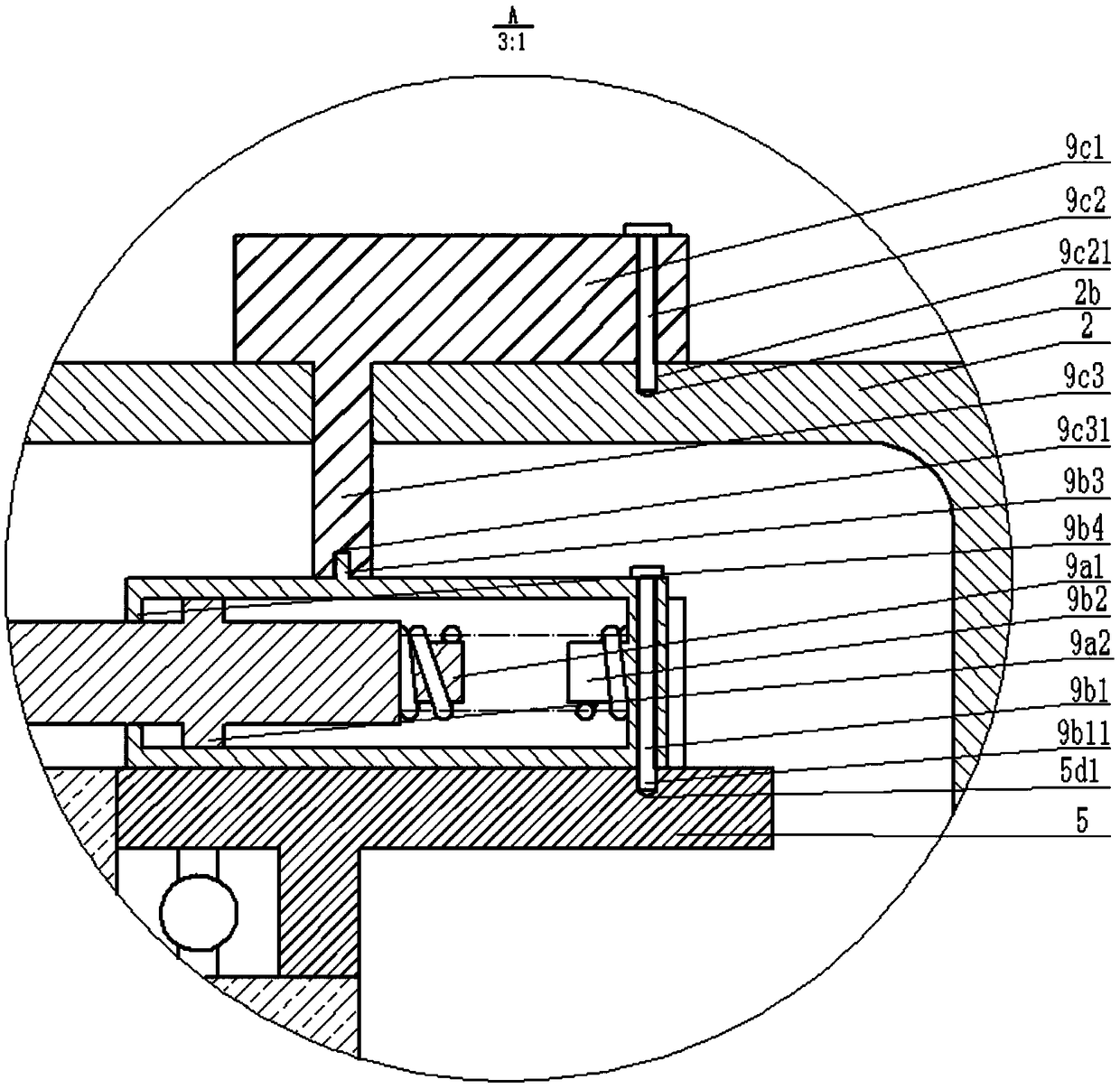 A wire reel with automatic wire take-up function for electrical test