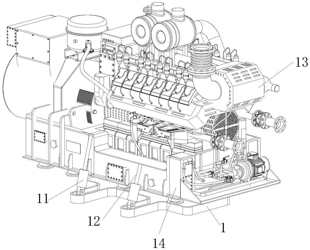 Cleaning device for electromechanical overhaul