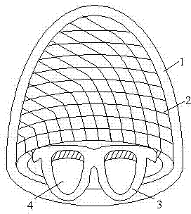 Hat with eyeshade