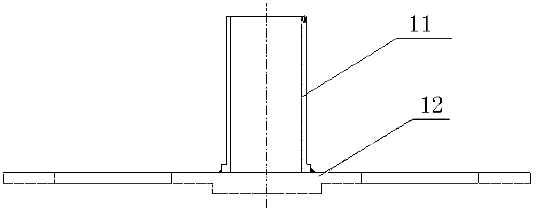 Positioning support device for stir friction welding of storage box cylinder section circular seam